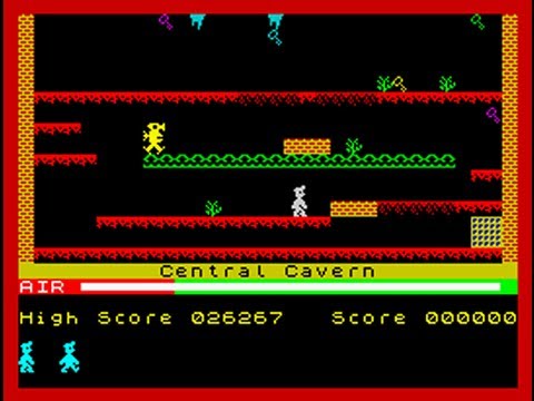 Screen de Manic Miner sur Commodore 64