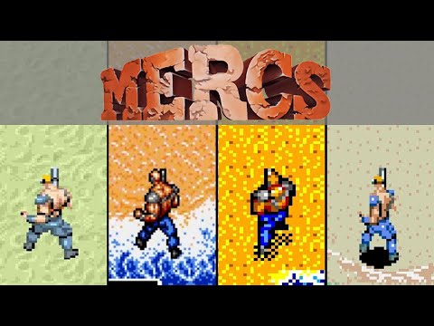 Scène de jeu de Mercs sur Commodore 64