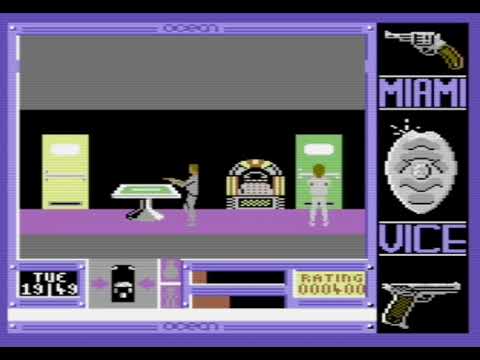 Screen de Miami Vice sur Commodore 64