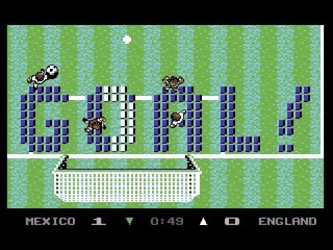 Screen de Microprose Soccer sur Commodore 64