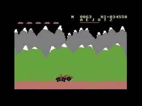 Photo de Moon Patrol sur Commodore 64