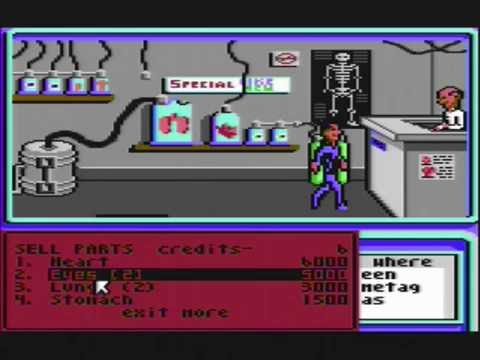 Capture de Neuromancer sur Commodore 64