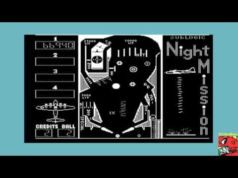 Screen de Night Mission Pinball sur Commodore 64