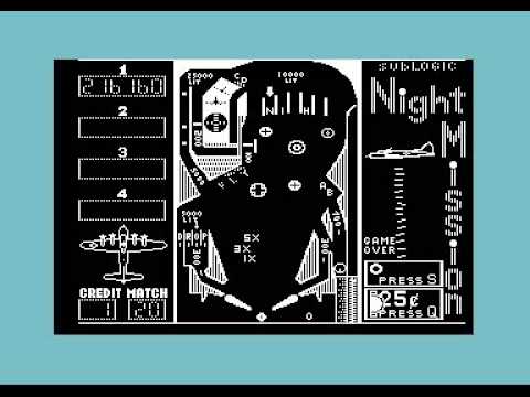 Night Mission Pinball sur Commodore 64