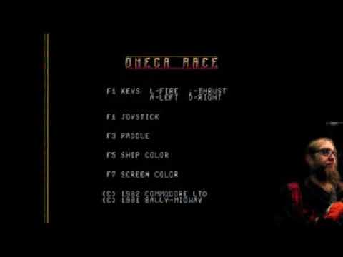 Screen de Omega Race sur Commodore 64