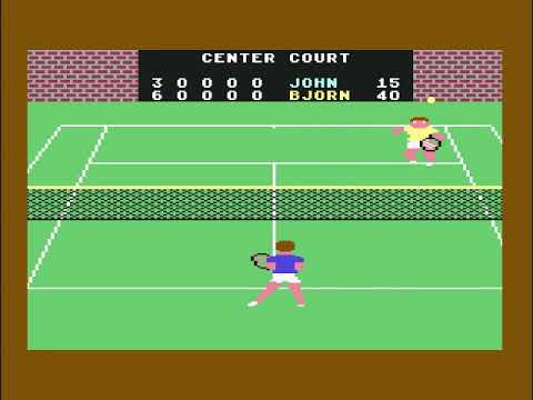 Photo de On Court Tennis sur Commodore 64