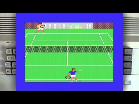 Screen de On Court Tennis sur Commodore 64