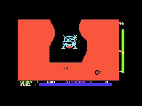 Scène de jeu de Operation Jupiter sur Commodore 64