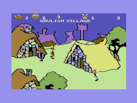 Screen de Astérix and the Magic Cauldron sur Commodore 64