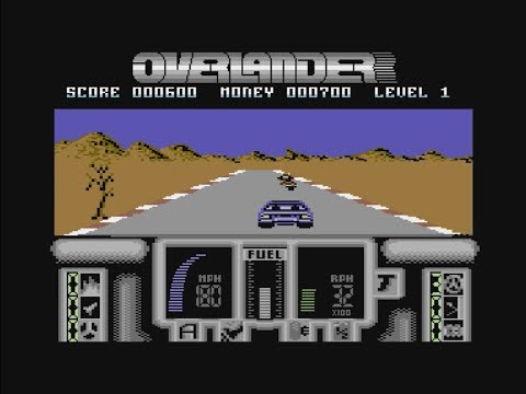 Screen de Overlander sur Commodore 64