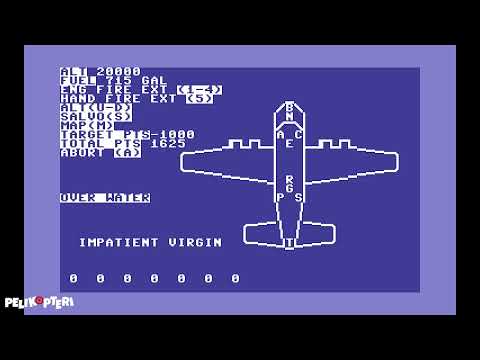 Scène de jeu de 50 Mission Crush sur Commodore 64