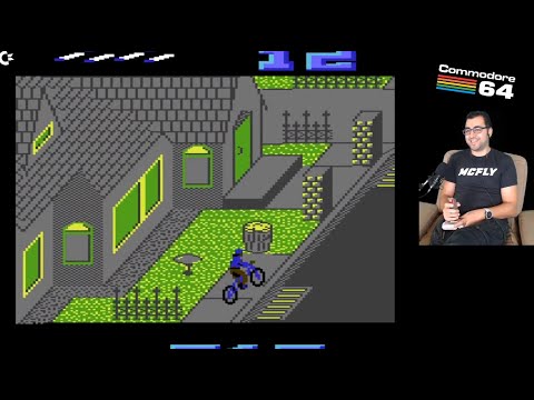Screen de Paperboy sur Commodore 64