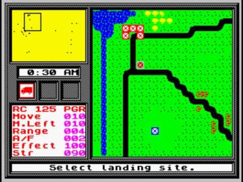 Screen de Pegasus Bridge sur Commodore 64