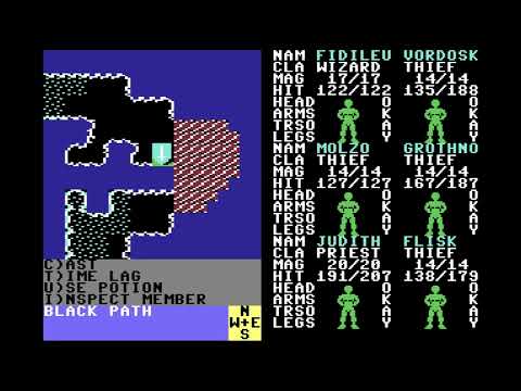 Illustration vidéo de Phantasie III sur Commodore 64