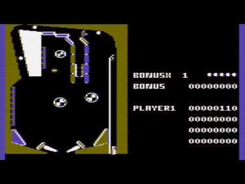 Pinball Construction Set sur Commodore 64