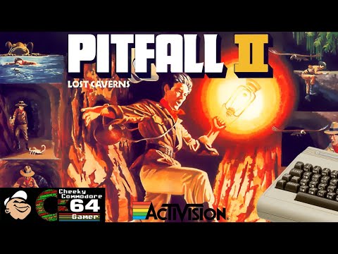 Screen de Pitfall II : Lost Caverns sur Commodore 64