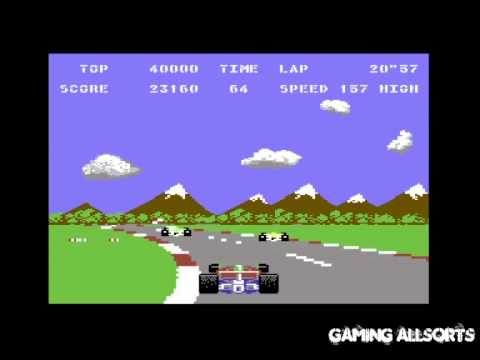Screen de Pole Position II sur Commodore 64