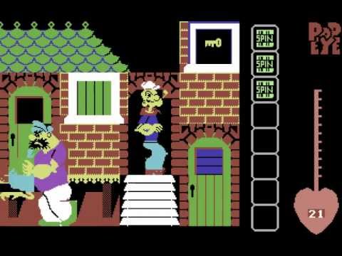 Aperçu du jeu Popeye sur Commodore 64