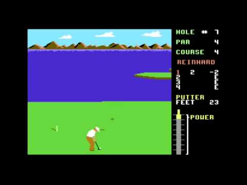 Screen de Professional Tour Golf sur Commodore 64