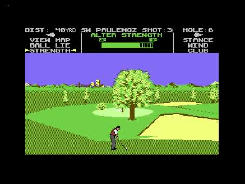 Professional Tour Golf sur Commodore 64