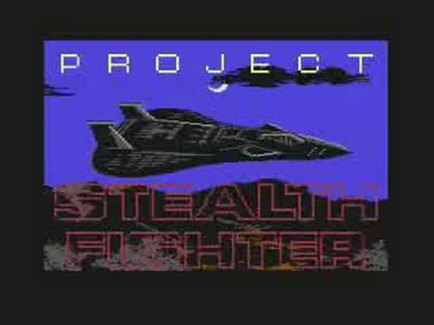 Screen de Project Stealth Fighter sur Commodore 64