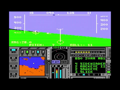 Project Stealth Fighter sur Commodore 64