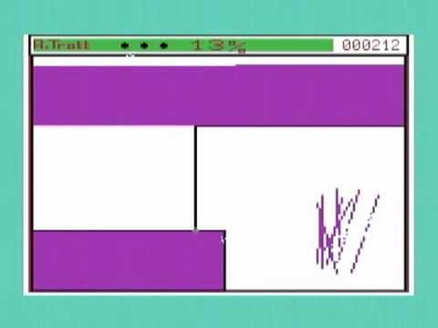 Screen de Qix sur Commodore 64