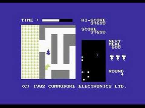 Screen de Radar Rat Race sur Commodore 64