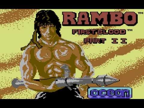 Screen de Rambo First Blood Part II sur Commodore 64