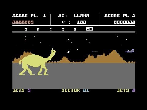 Photo de Attack of the Mutant Camels sur Commodore 64