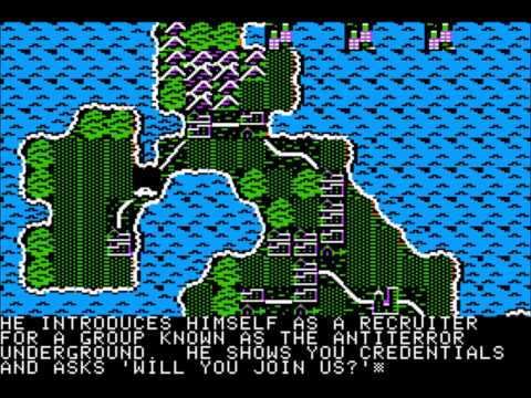 Screen de Roadwar 2000 sur Commodore 64