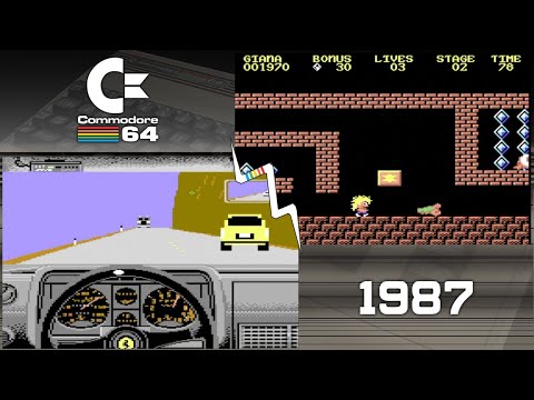 Scène de jeu de Seventh Fleet sur Commodore 64