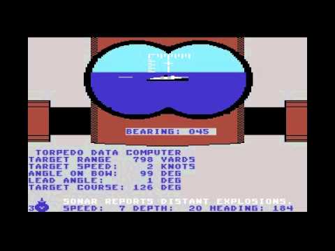 Screen de Silent Service sur Commodore 64