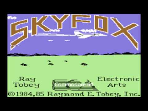 Screen de Skyfox sur Commodore 64