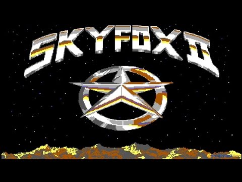Screen de Skyfox II: The Cygnus Conflict sur Commodore 64