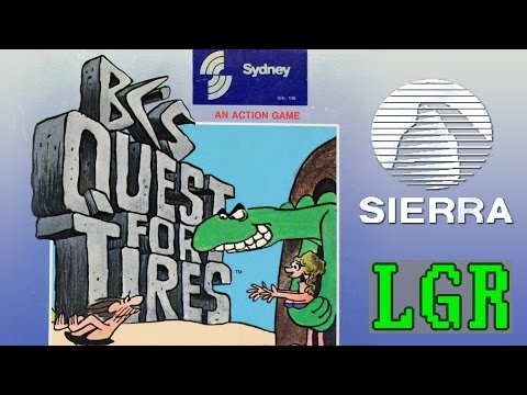 Illustration vidéo de B.C.'s Quest for Tires sur Commodore 64