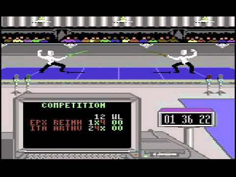 Screen de Summer Games sur Commodore 64