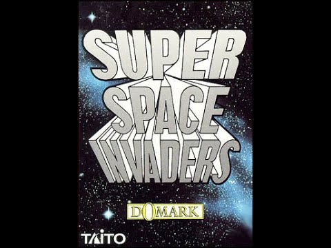 Screen de Super Space Invaders sur Commodore 64