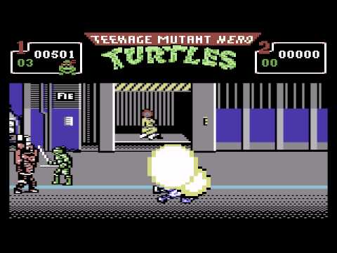 Screen de Teenage Mutant Hero Turtles: The Coin-Op! sur Commodore 64