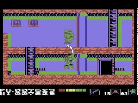 Teenage Mutant Hero Turtles: The Coin-Op! sur Commodore 64