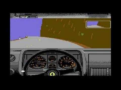 Screen de Test Drive sur Commodore 64