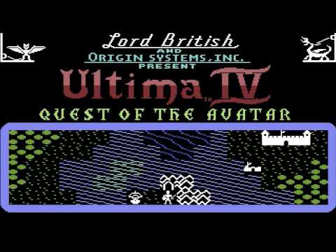 Screen de Ultima IV: Quest of the Avatar sur Commodore 64