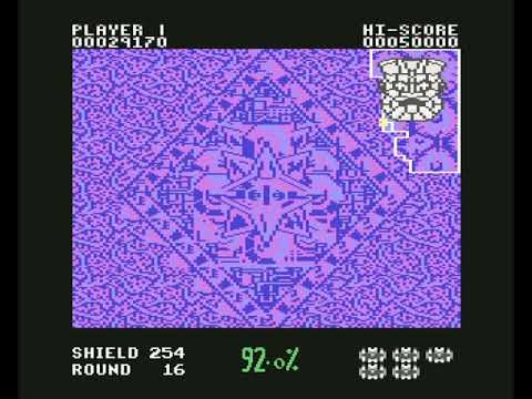 Screen de Volfied sur Commodore 64