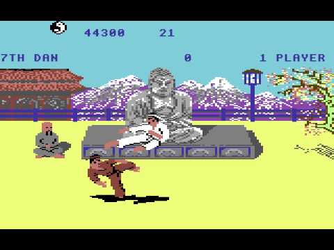 Screen de Way of the Exploding Fist sur Commodore 64
