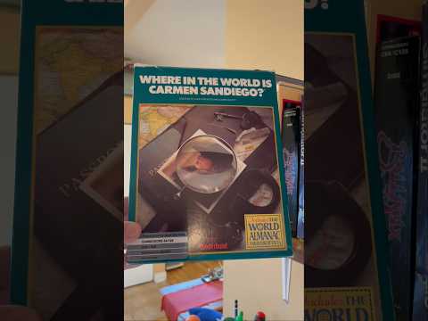 Illustration vidéo de Where in Time is Carmen Sandiego? sur Commodore 64