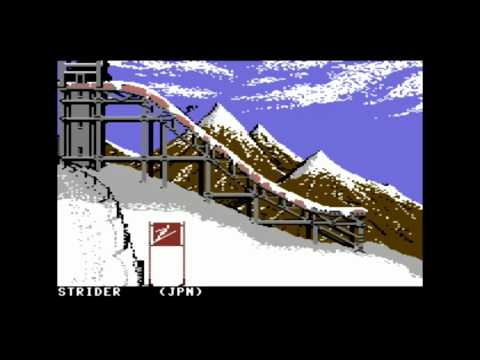 Screen de Winter Games sur Commodore 64