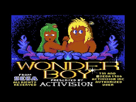 Screen de Wonder Boy sur Commodore 64