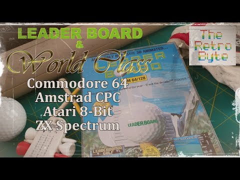 World Class Leader Board sur Commodore 64