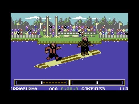 Image du jeu World Games sur Commodore 64