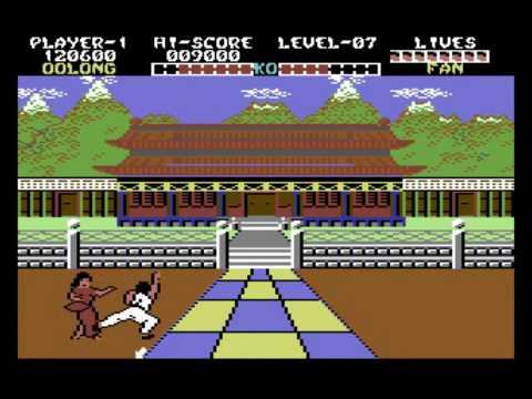 Yie Ar Kung-Fu sur Commodore 64